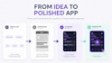 design modern mobile app UI UX in figma