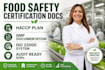 write haccp gmp and iso 22000 documents