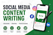 write engaging social media posts and captions