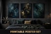 create 4k ai wall art printable posters with midjourney