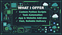 create a python automation script for your task