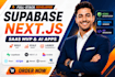 supabase full stack developer lovable ai vibe coding saas mvp neext js developer
