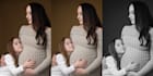 retouch face and body figure, remove bg, and crop