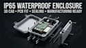 design a waterproof ip65 electronic enclosure
