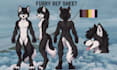 furry reference sheet furry ref sheet fursona ref sheet anthro ref sheet oc