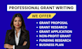 do grant proposals and grant research for nonprofits