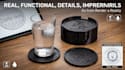 design custom 3d printable coasters and coaster holder sets