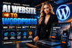 copy clone and migrate wix, durable replit, hostinger ai or lovable to wordpress