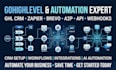 setup gohighlevel CRM brevo zapier automations webhooks API integration and a2p