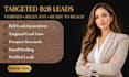 do professional cold calling, lead generation and appointment setting