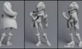 sculpt custom 3d characters, chibi, mascots, statues for 3d printing