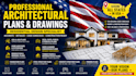 permit drawing jadu adu garage conversion home addition renovation plan in ca