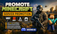 minecraft server promotion, minecraft server promotion active server advertise