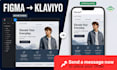 klaviyo template PSD to klaviyo, figma to klaviyo, email design, email template