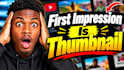 design click worthy youtube thumbnails with high CTR