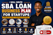 write sba loan business plan for startups financial plan business proposal