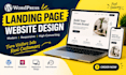 design hign converting wordpress garage door website with elementor pro