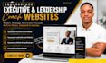 build squarespace executive coaching website design leadership website redesign