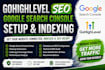 do gohighlevel SEO, google search console setup, indexing and sitemap fixing