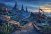 craft cinematic environment art with mood and depth