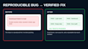 fix one bug in your lovable replit bolt or base44 web app