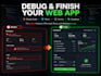 fix debug and finish your claude code web app
