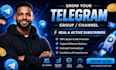 grow crypto telegram promotion, crypto telegram marketing, telegram subscribers