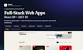 build a full stack web application using dot net, nodejs, nextjs and react