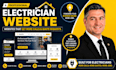 design a professional wordpress electrician website for your business