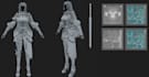 do 3d game character,modeling, 3d sculpting,lowpoly