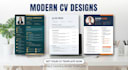 design a professional CV resume in canva