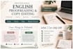 proofread and edit english text for grammar