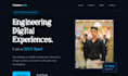 create a visually appealing portfolio website that helps