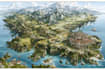 draw a custom map illustration