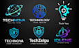 do tech software security digital startup logo