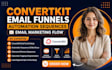 create convertkit email funels automation sequences email marketing flow