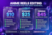 edit viral anime amv and lyric sync reels
