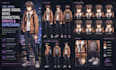 design anime visual novel characters, sprites and expressions