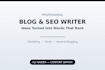 write SEO friendly blog and website content