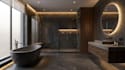 remodel master bathroom layout architect closet space with detailed elevation