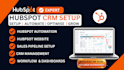 hubspot crm setup zapier automation landing page expert website implementation