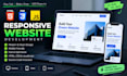build a responsive HTML CSS and javascript website