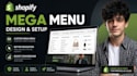 shopify mega menu design and setup for online stores