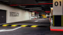 design 3d underground parking structure, car park, basement garage