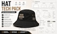 create cap and hat tech pack for manufacturing