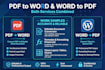 convert PDF to word and word to PDF with perfect formatting