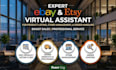 be your expert ebay and etsy virtual assistant