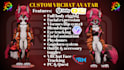 create custom vrchat avatar, furry avatar, 3d nsfw model, vr character, pc quest