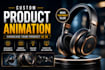 create custom blender animation and 3d animation