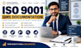 do iso 9001 qms documentation, implementation and audit preparation